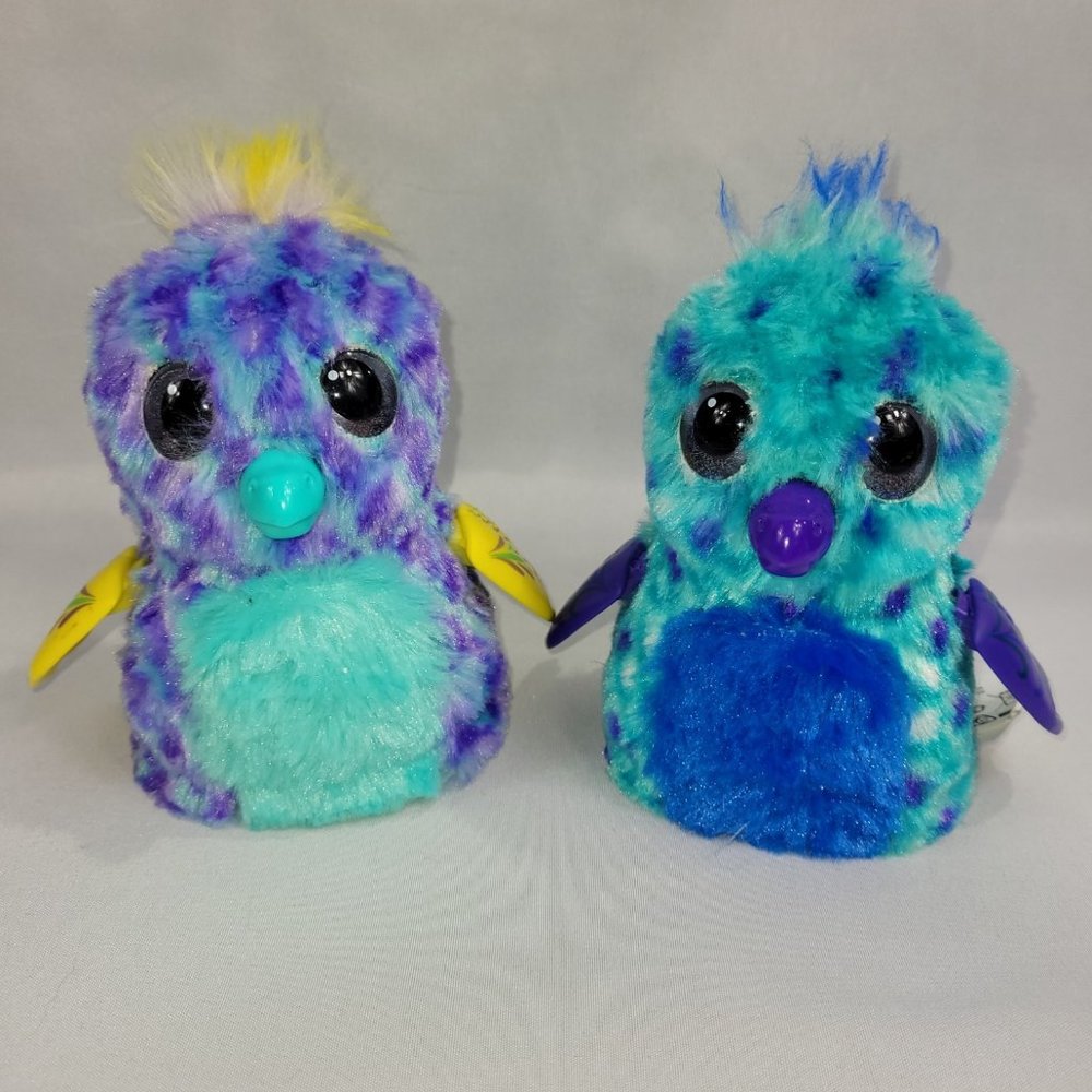 Hatchimals Fabula Forest Puffatto Set 2 Electronic Pet Plush Twin Pa…